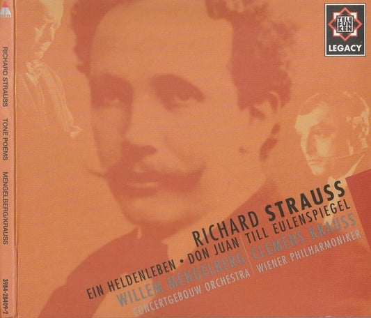 Richard Strauss – Willem Mengelberg, Concertgebouworkest / Clemens Krauss, Wiener Philharmoniker : Till Eulenspiegel • Ein Heldenleben • Don Juan (CD, Comp, Mono, RE, RM, Gat)