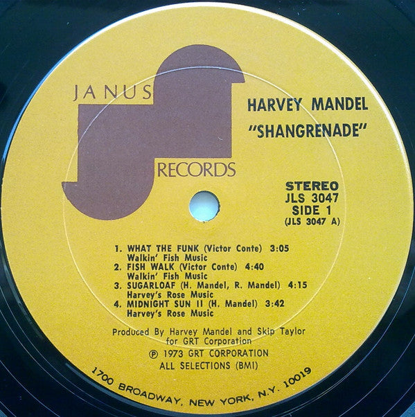 Harvey Mandel : Shangrenade (LP, Album)