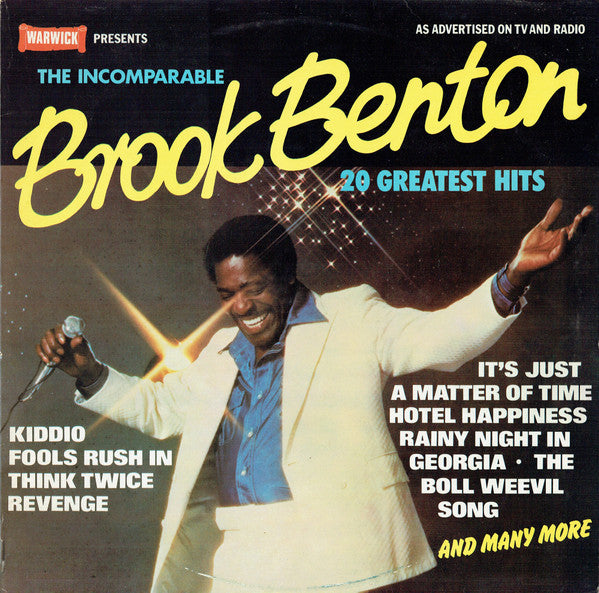 Brook Benton : The Incomparable Brook Benton (LP, Album)