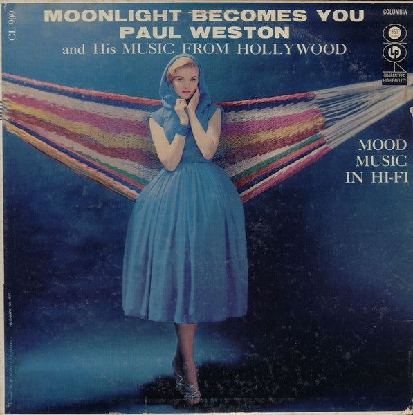 Paul Weston And His Music From Hollywood : Moonlight Becomes You (LP, Album)