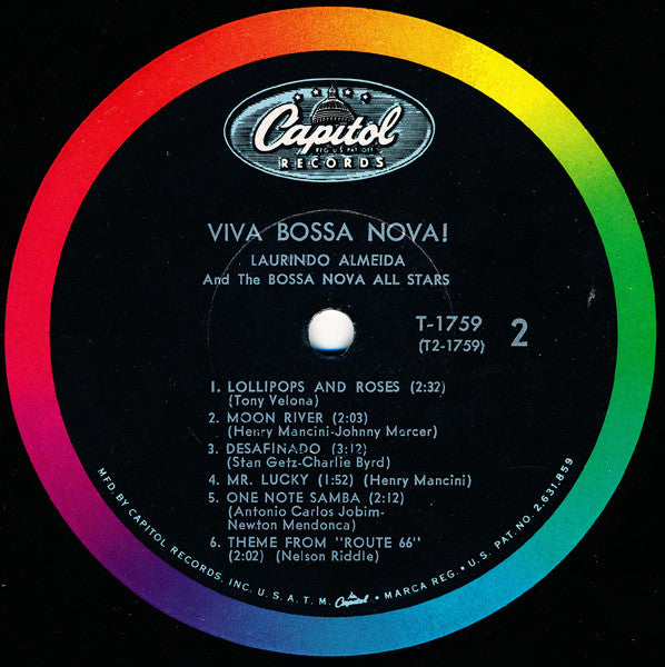 Laurindo Almeida & The Bossa Nova Allstars : Viva Bossa Nova! (LP, Album, Mono)