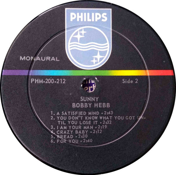 Bobby Hebb : Sunny by Bobby Hebb (LP, Album, Mono, Mer)