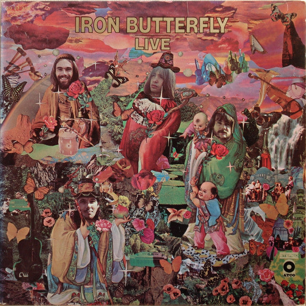 Iron Butterfly : Live (LP, Album, PR )