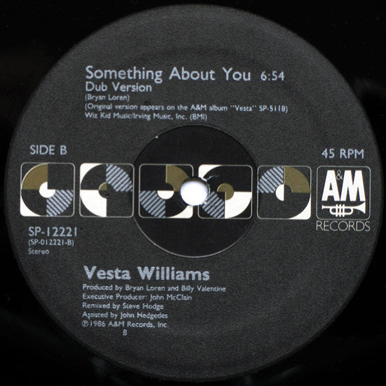 Vesta Williams : Something About You (12")