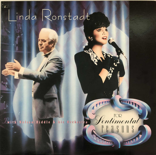 Linda Ronstadt With Nelson Riddle And His Orchestra : For Sentimental Reasons (LP, Album, Club, RCA)