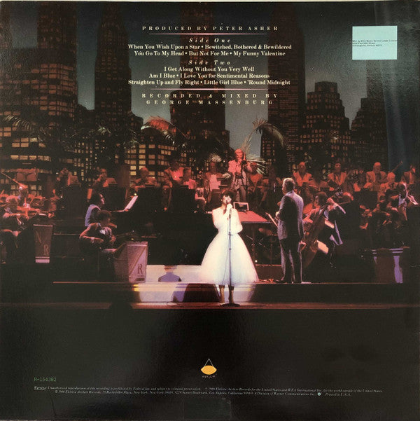 Linda Ronstadt With Nelson Riddle And His Orchestra : For Sentimental Reasons (LP, Album, Club, RCA)