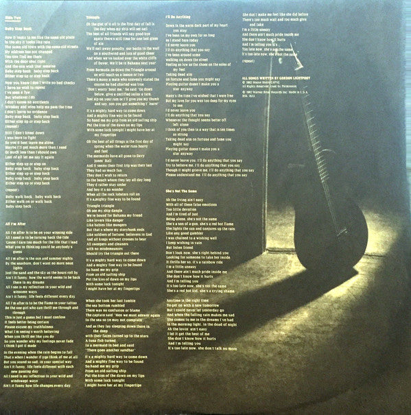 Gordon Lightfoot : Shadows (LP, Album, Los)