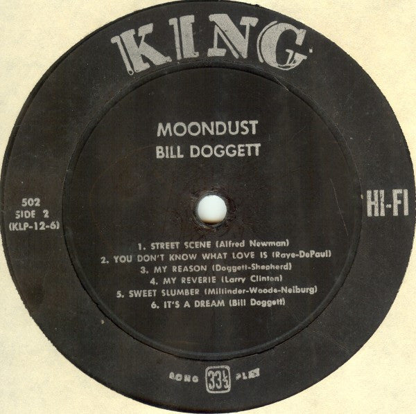 Bill Doggett : Moon Dust (LP, Album, Mono)