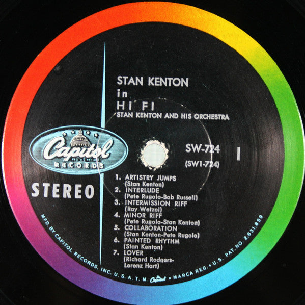 Stan Kenton : Kenton In Hi Fi (LP, Album, RE)