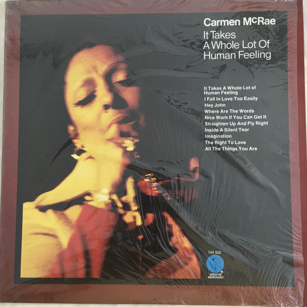 Carmen McRae : It Takes A Whole Lot Of Human Feeling (LP, Album)