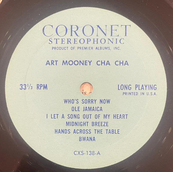 Buy Art Mooney And His Big Band Cha Cha Cha LP Album Online