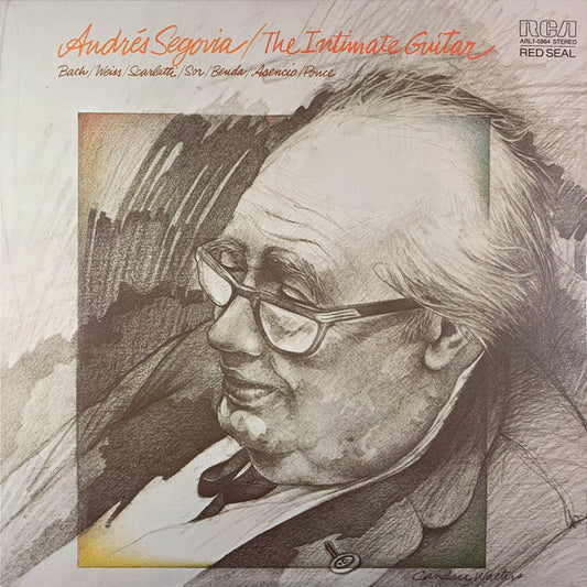 Andrés Segovia : The Intimate Guitar (LP, Album, RP, Ind)