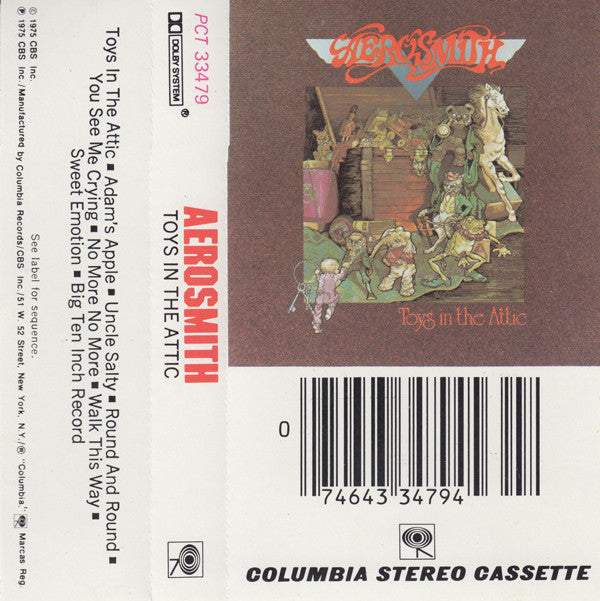 Aerosmith : Toys In The Attic (Cass, Album, RE, Dol)