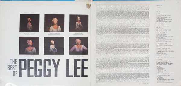 Peggy Lee : The Best Of Peggy Lee (2xLP, Comp, RE)