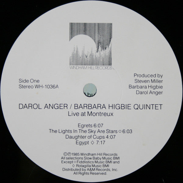 Darol Anger / Barbara Higbie Quintet With Mike Marshall (2), Todd Phillips And Andy Narell : Live At Montreux (LP, Album, All)