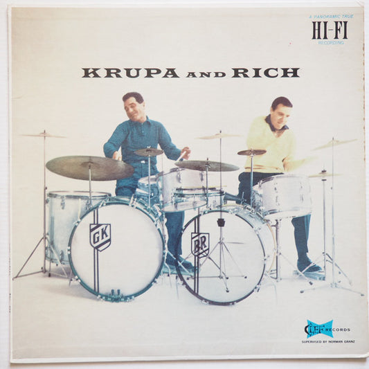 Gene Krupa And Buddy Rich : Krupa And Rich (LP, Album, Mono)