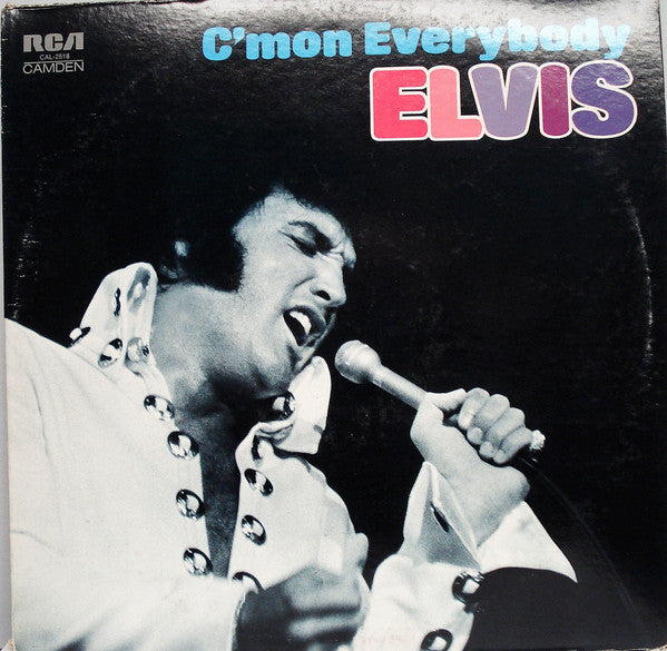 Elvis Presley : C'mon Everybody (LP, Album, Comp, Mono)