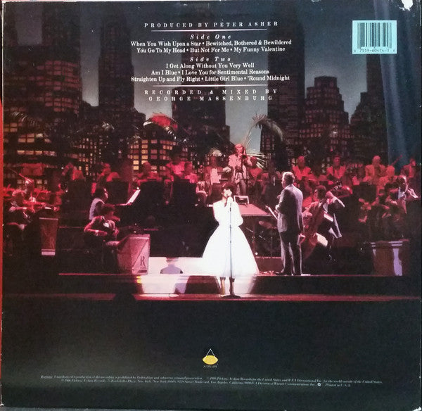 Linda Ronstadt With Nelson Riddle And His Orchestra : For Sentimental Reasons (LP, Album, All)