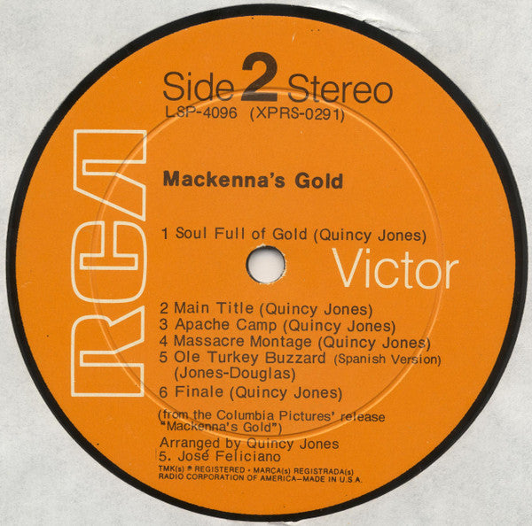 Quincy Jones & José Feliciano : Mackenna's Gold (LP, Album)