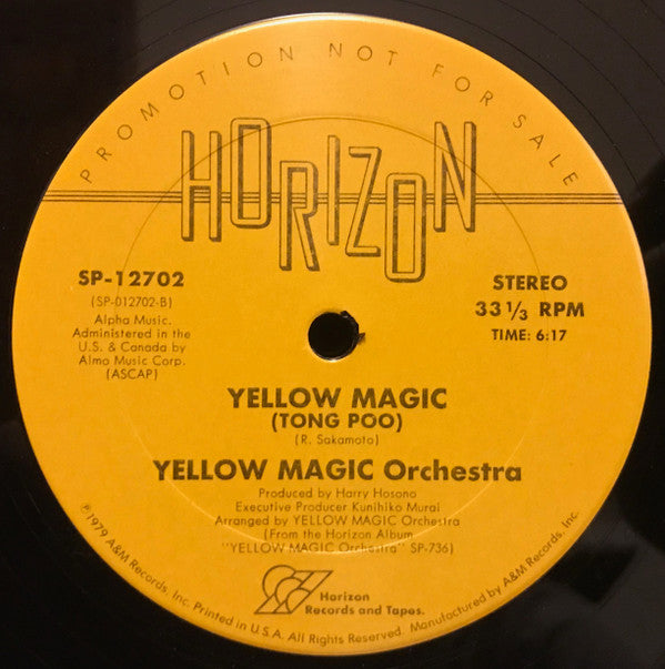 Yellow Magic Orchestra : Computer Game (12", Single, Promo)