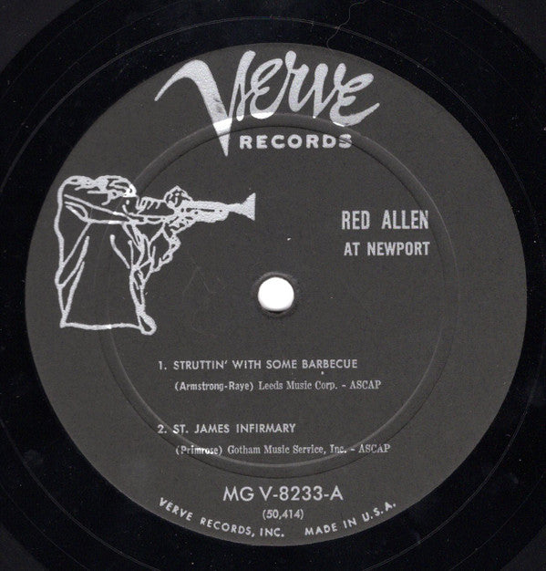 Henry "Red" Allen With Kid Ory And Jack Teagarden : At Newport (LP, Album)