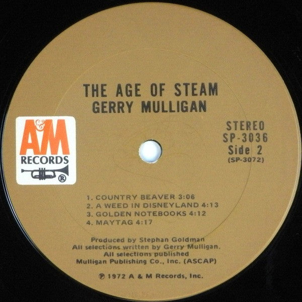 Gerry Mulligan : The Age Of Steam (LP, Album)