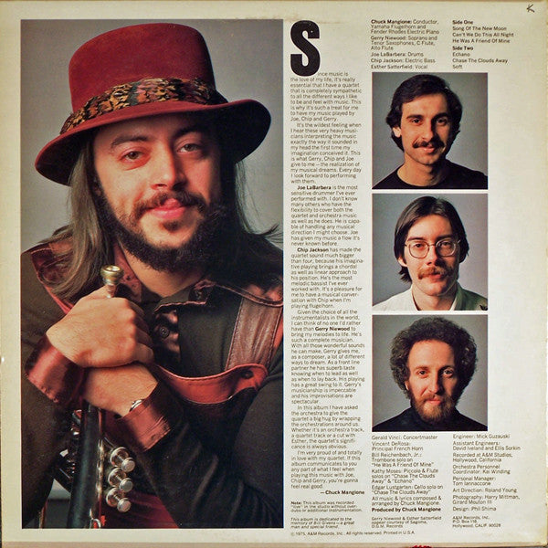 Buy Chuck Mangione, Chuck Mangione Quartet : Chase The Clouds Away (LP,  Album, RE, y o) Online for a great price – The Turntable Store