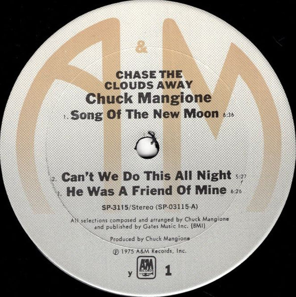 Chuck Mangione, Chuck Mangione Quartet : Chase The Clouds Away (LP, Album, RE, y o)