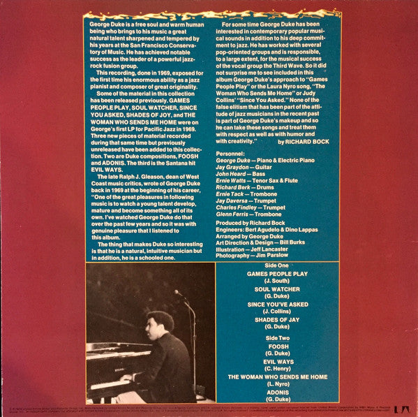 George Duke : George Duke (LP, Album, Comp)