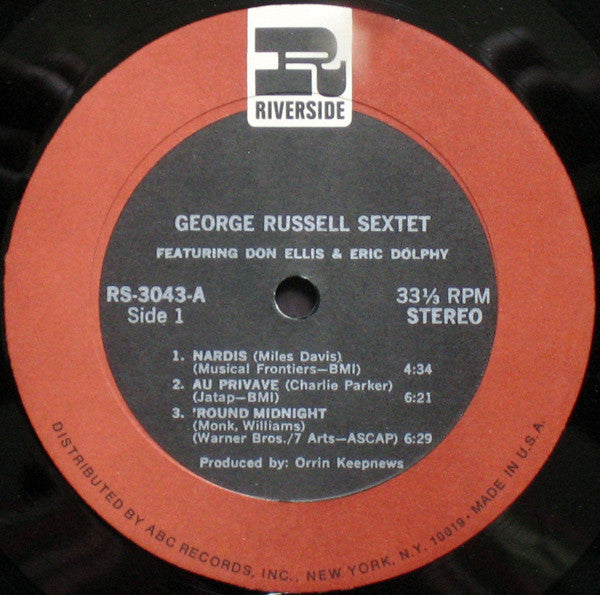 The George Russell Sextet Featuring Don Ellis & Eric Dolphy : 1 2 3 4 5 6extet (LP, Comp)