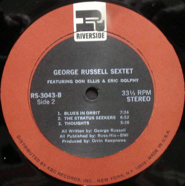 The George Russell Sextet Featuring Don Ellis & Eric Dolphy : 1 2 3 4 5 6extet (LP, Comp)