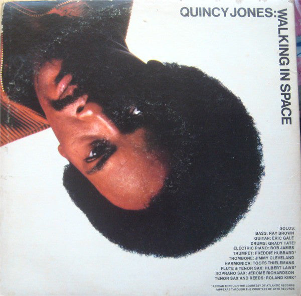 Quincy Jones : Walking In Space (LP, Album, Pit)