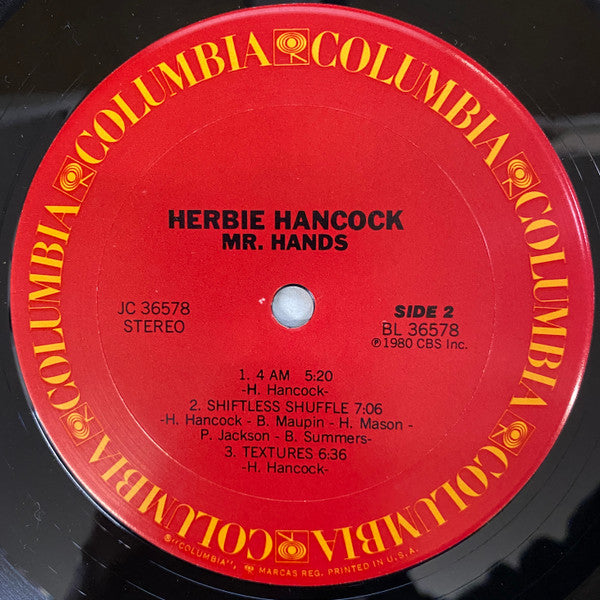 Herbie Hancock : Mr. Hands (LP, Album, San)