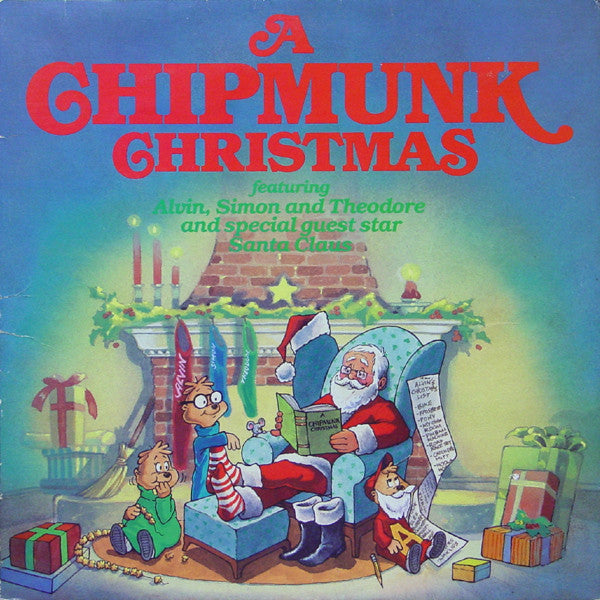 The Chipmunks : A Chipmunk Christmas (LP, Gat)