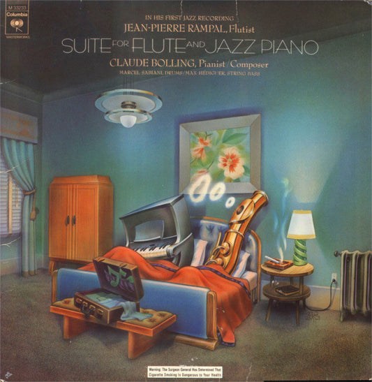 Jean-Pierre Rampal / Claude Bolling : Suite For Flute And Jazz Piano (LP, Album, RE, San)