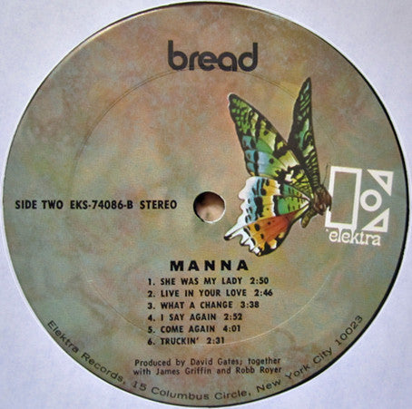 Bread : Manna (LP, Album, RE, CTH)