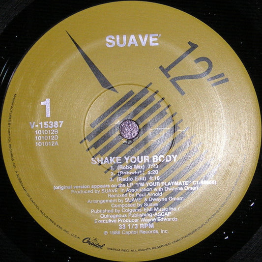 Suavé : Shake Your Body (12")