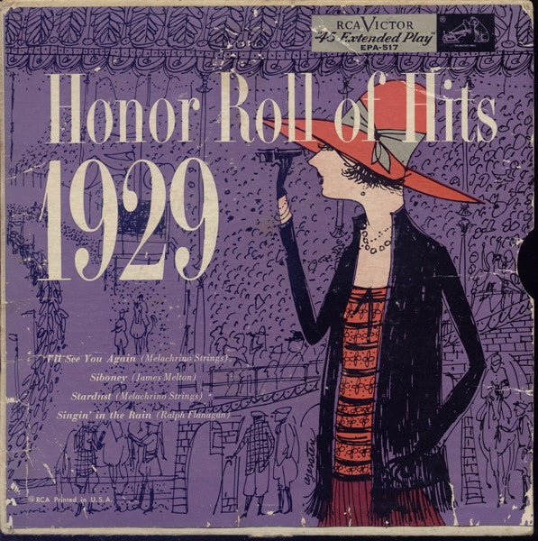 Various : Honor Roll Of Hits 1929 (7", EP)