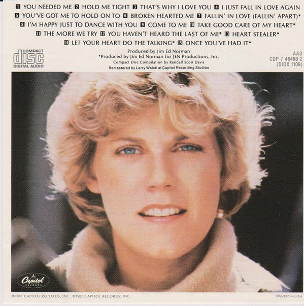 Anne Murray : Songs Of The Heart (CD, Album, Comp)