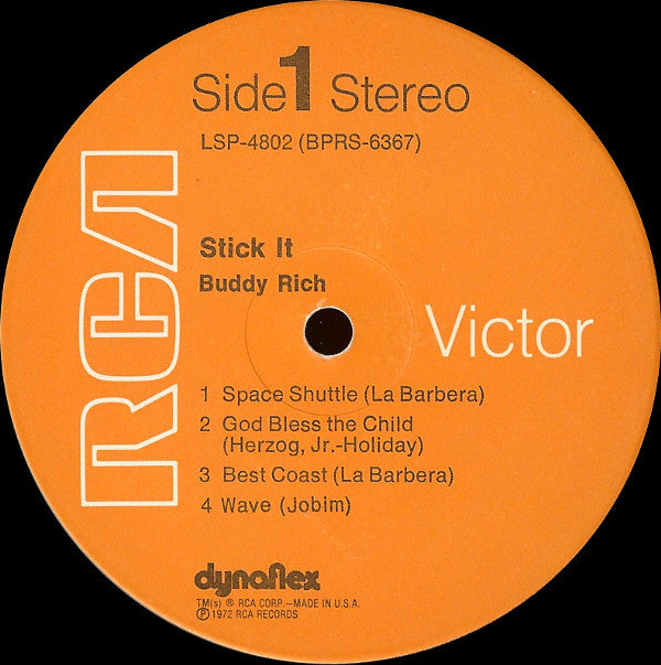 Buddy Rich : Stick It (LP, Album, Ind)