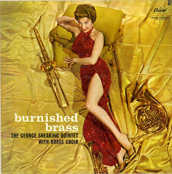 The George Shearing Quintet : Burnished Brass (LP, Album, Mono)