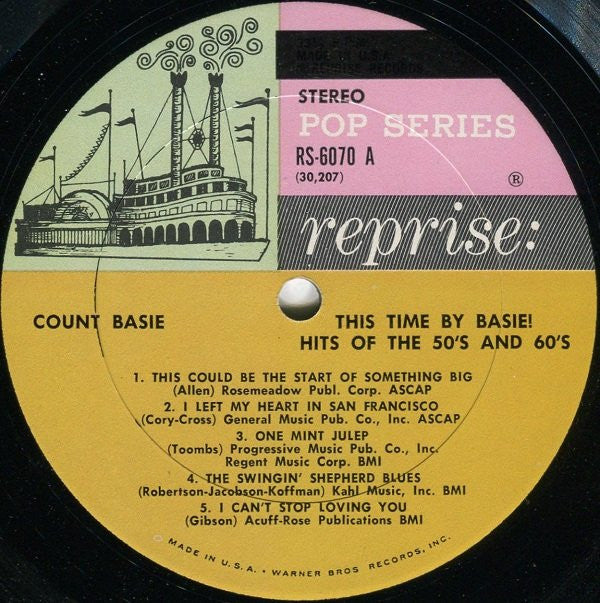 Count Basie : This Time By Basie - Hits Of The 50's & 60's! (LP, Album)