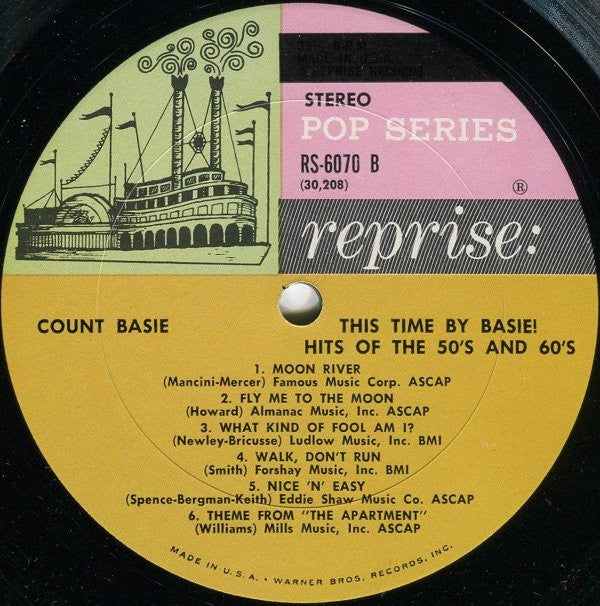 Count Basie : This Time By Basie - Hits Of The 50's & 60's! (LP, Album)