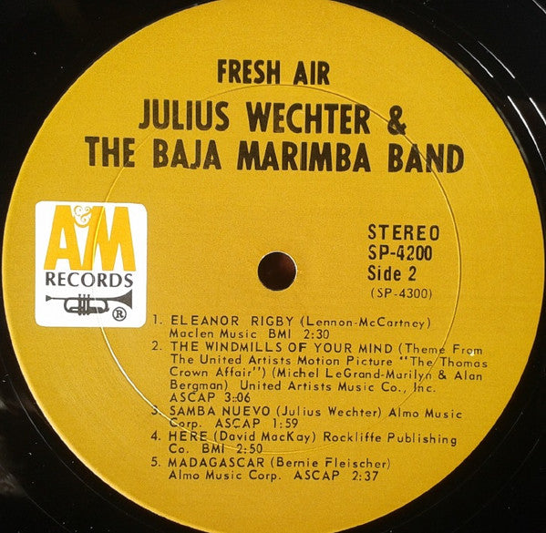 Julius Wechter And Baja Marimba Band : Fresh Air (LP, Album)