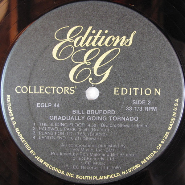 Bruford : Gradually Going Tornado (LP, Album)