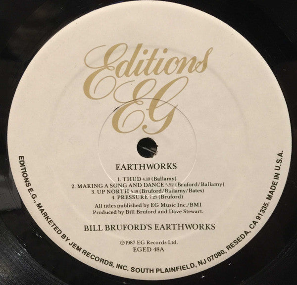 Bill Bruford's Earthworks : Earthworks (LP, Album)