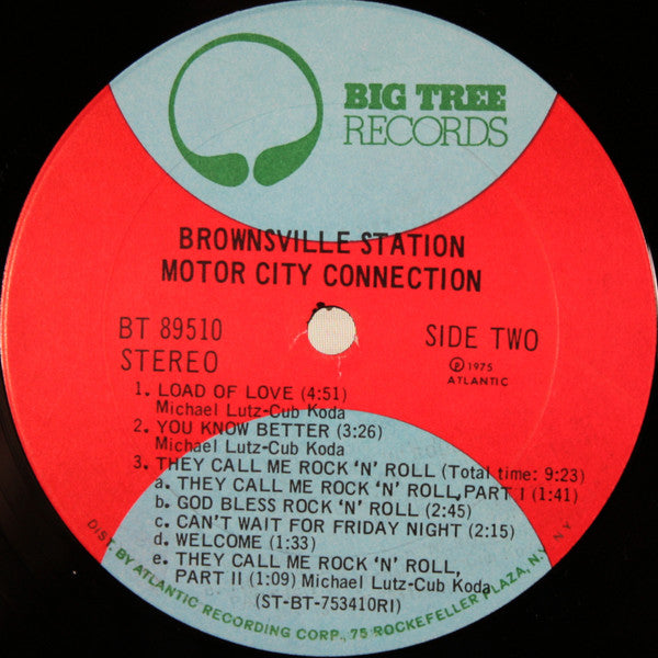 Brownsville Station : Motor City Connection (LP, Album, PRC)