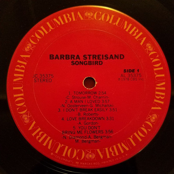 Barbra Streisand : Songbird (LP)