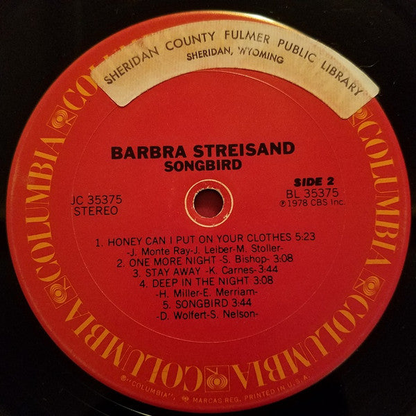 Barbra Streisand : Songbird (LP)