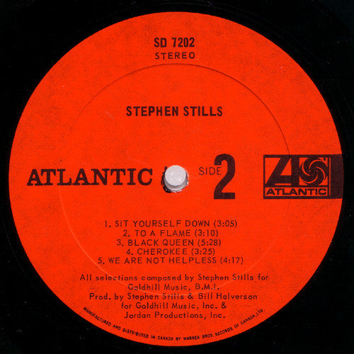 Stephen Stills : Stephen Stills (LP, Album)